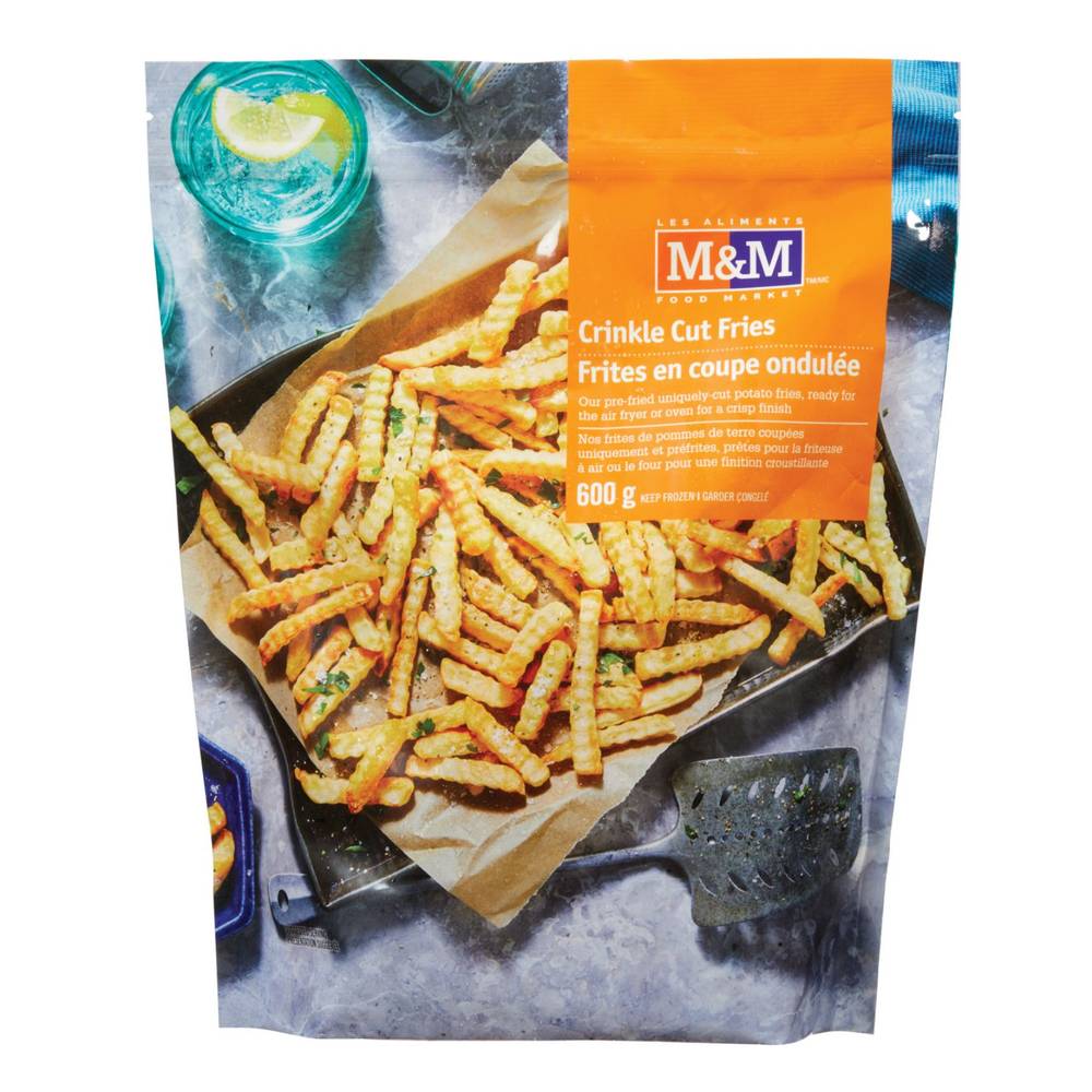 M&M Food Market · Frites en coupe ondulée - Crinkle Cut Fries (600g)