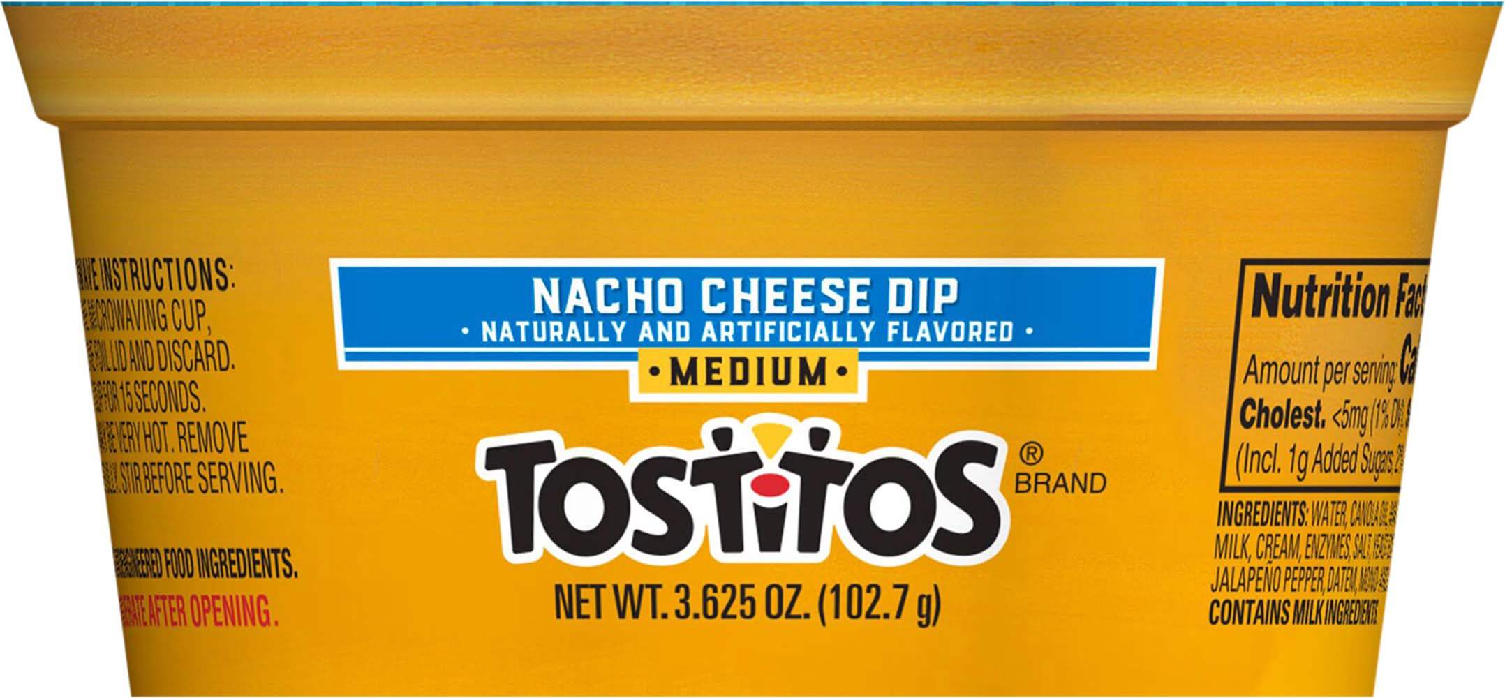 Tostitos Medium Nacho Cheese Dip (3.62 oz)
