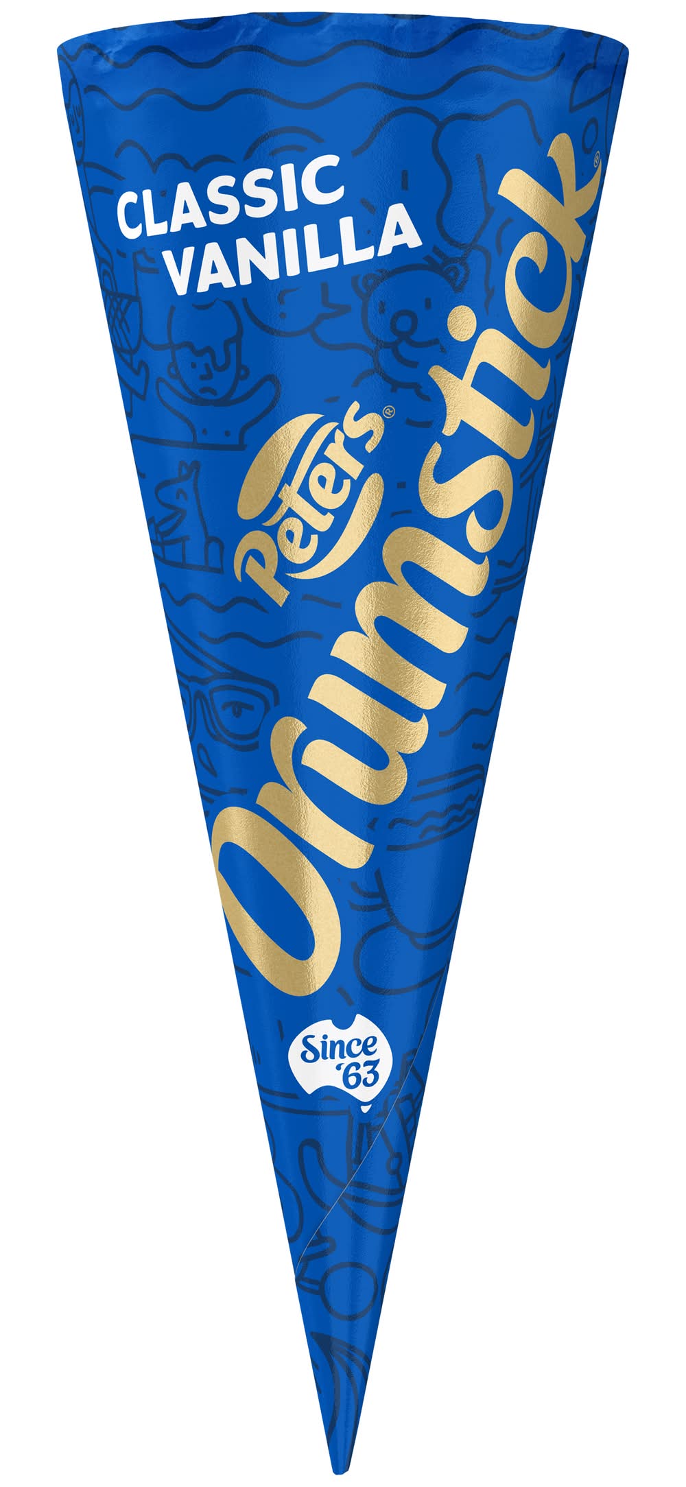 Drumstick Ice Cream Cone, Classic Vanilla (119g)
