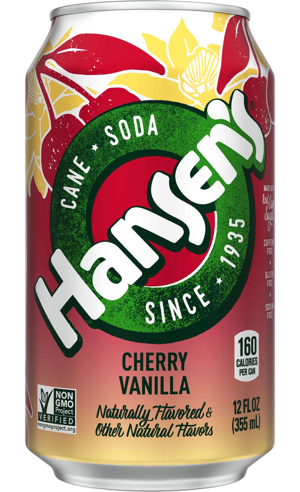 Hansen's Cherry Vanilla Cream Soda Can (6 x 12.53 oz) | Delivery