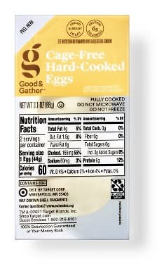 Good & Gather Cage-Free Hard Cooked Eggs (3.1 oz)