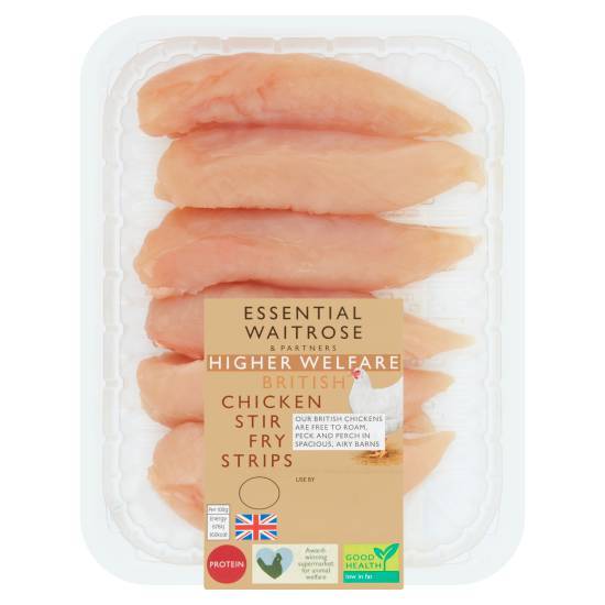 Waitrose Essential British Chicken Stir Fry Strips