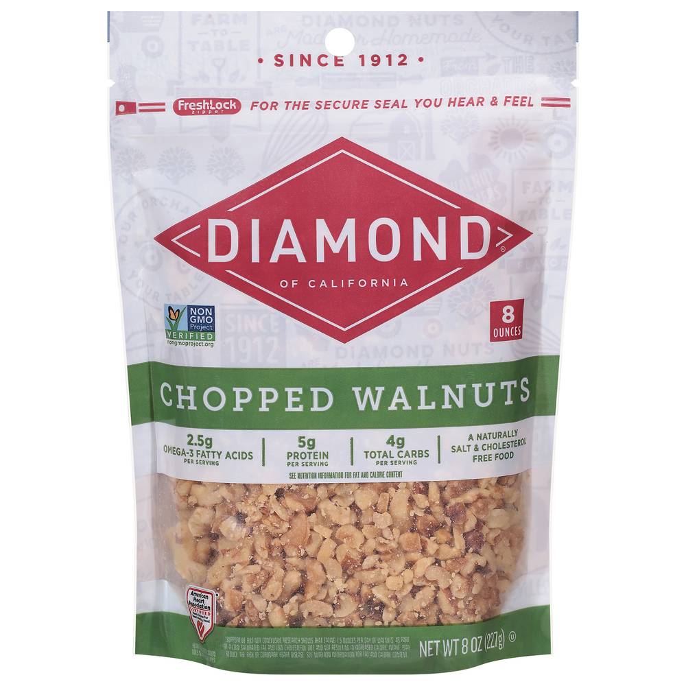 Diamond of California Chopped Walnuts (8 oz)