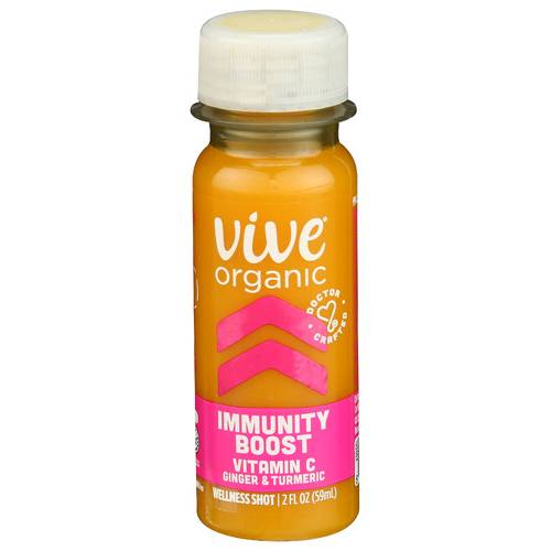 Vive Organic Organic Vitamin C Ginger & Turmeric Immunity Boost Shot