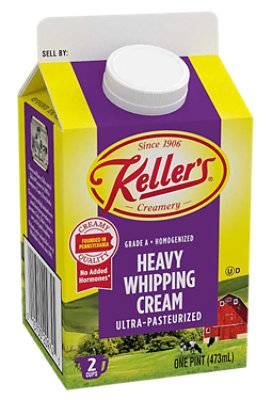 Keller's Heavy Whipping Cream (1 pint)