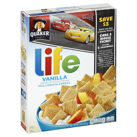 Quaker Life Multigrain Vanilla Flavored Cereal