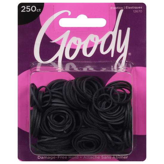 Goody Ouchless Black Mini Elastics (250 ct)