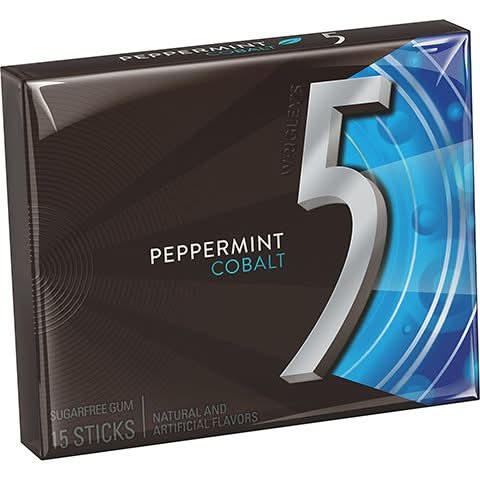 5 Gum Cobalt Peppermint Gum 15 Gum Count