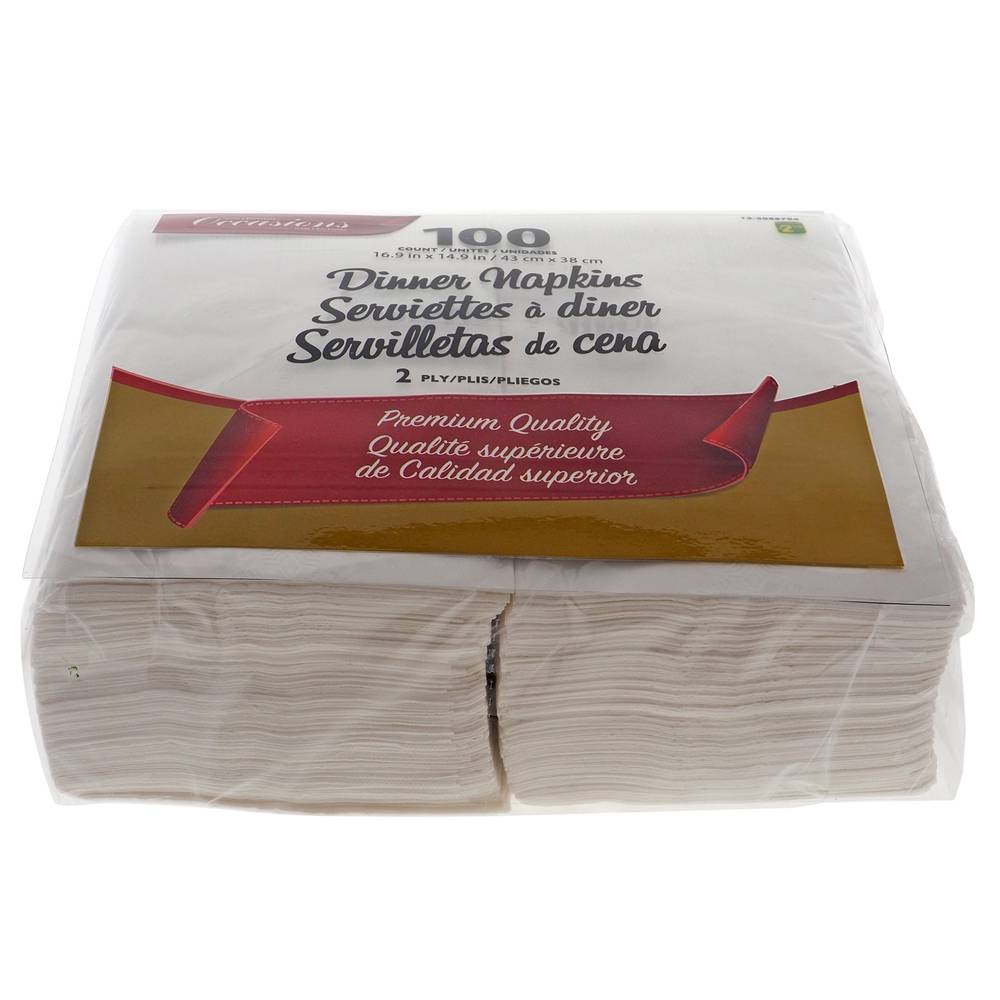 Occasions White Dinner Napkins (100 ct)