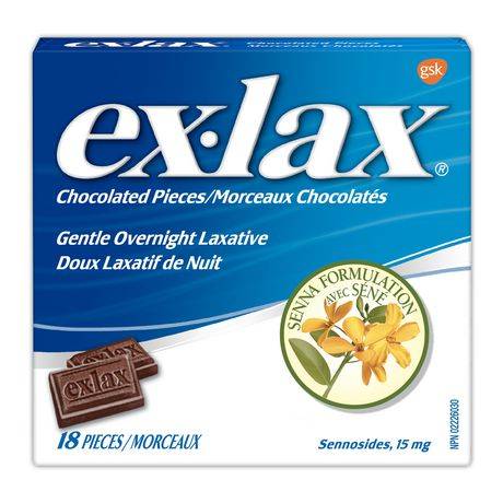 Ex-Lax Gentle Overnight Laxative Chocolates