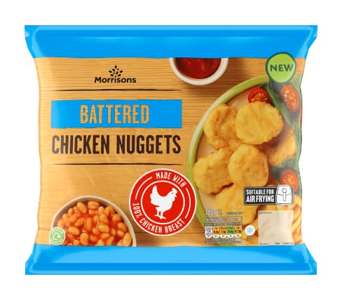 Morrisons Battered Chicken Nuggets (300g)