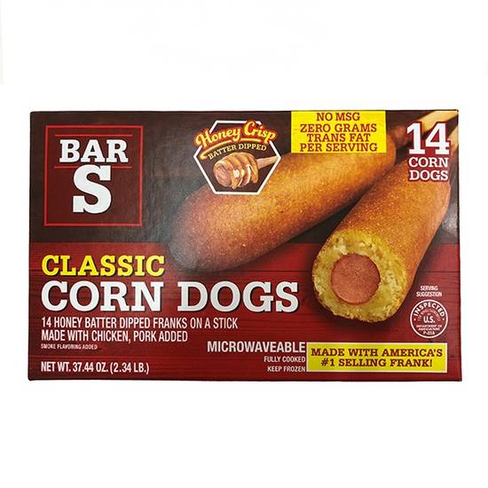 Bar-S Classic Corn Dog (37.44oz)