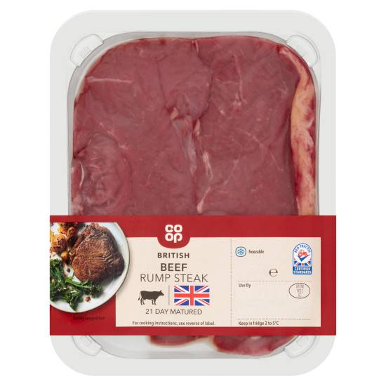 Co-op British Beef Rump Steak (227g)