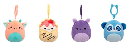 3.5 Inch Squishmallow Plush Toy Clip Assorted