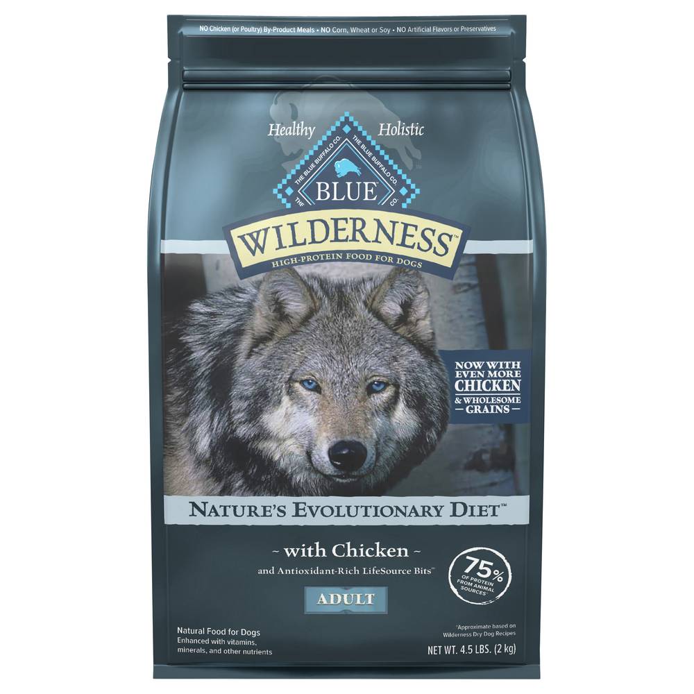 Blue Wilderness Natures Evolutionary Diet Dry Food For Adult Dogs (chicken)