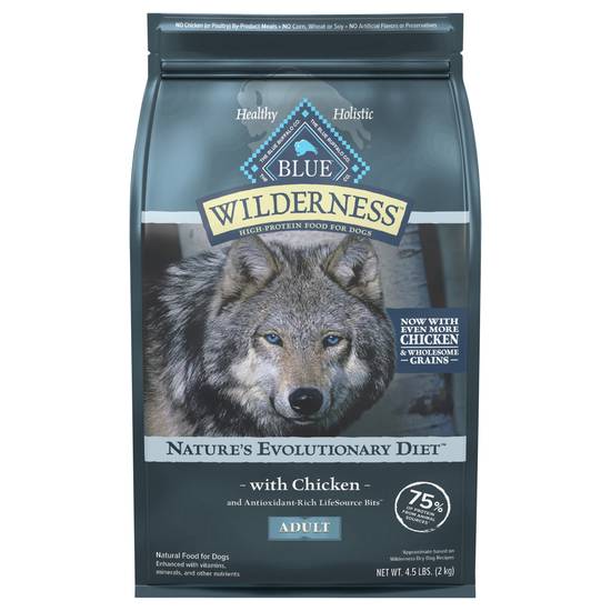Blue Wilderness Nature's Evolutionary Diet Dry Food For Adult Dogs (chicken)