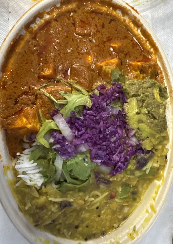 Paneer tikka masala basmati bowl