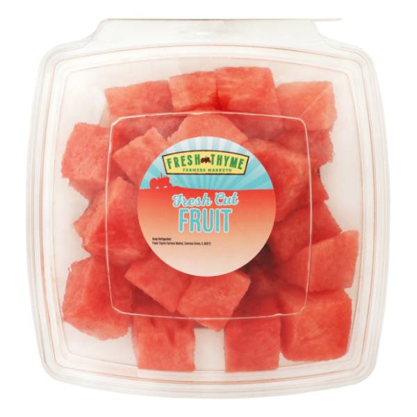 Fresh Thyme Cut Watermelon Chunks Fruit Bowl