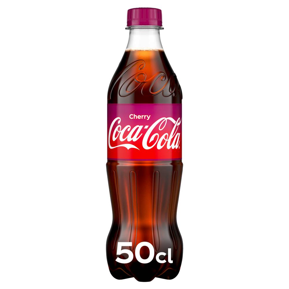 Coca-Cola - Soda à base de cola, cerise (500ml)