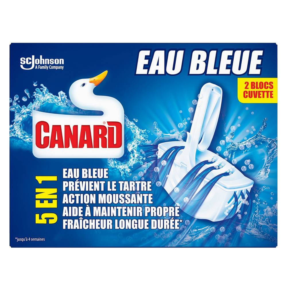 Canard - Bloc wc eau bleue 5 en 1
