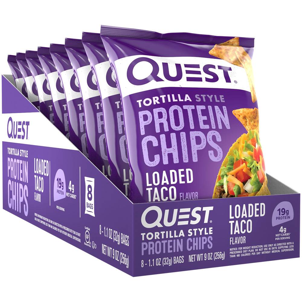 Quest Tortilla Protein Chips (8 ct) ( loaded taco)