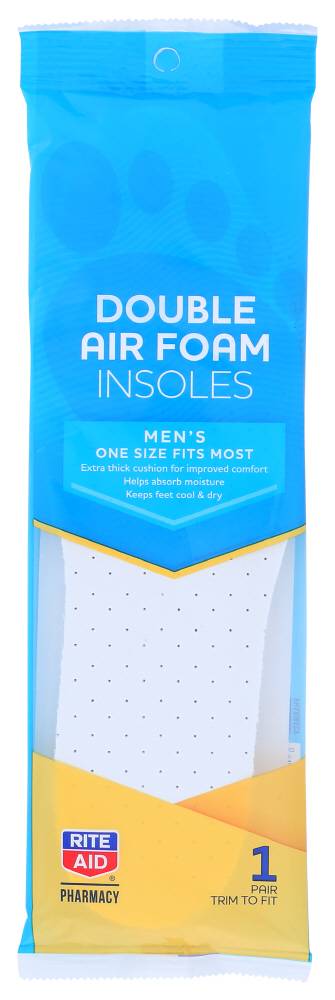 Rite Aid Double Thick Insoles Mens One Size Fits All (1 lb)