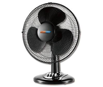 Climate Keeper Oscillating Desk Fan (12" /black)