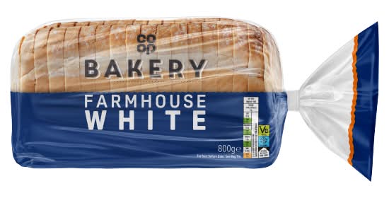 Co-op Bakery Farmhouse White Bread (800g)