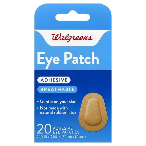 Walgreens Non-Sterile Eye Patches 2.25x3.125 2 1/4 inch x 3 1/8 inch - 20.0 ea