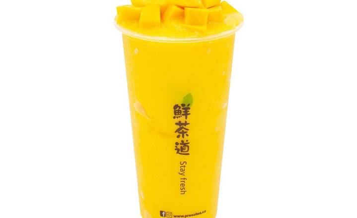 🥭M1 Frappé glacé mangue fraîche / Fresh Mango Slush 芒果粒粒爽