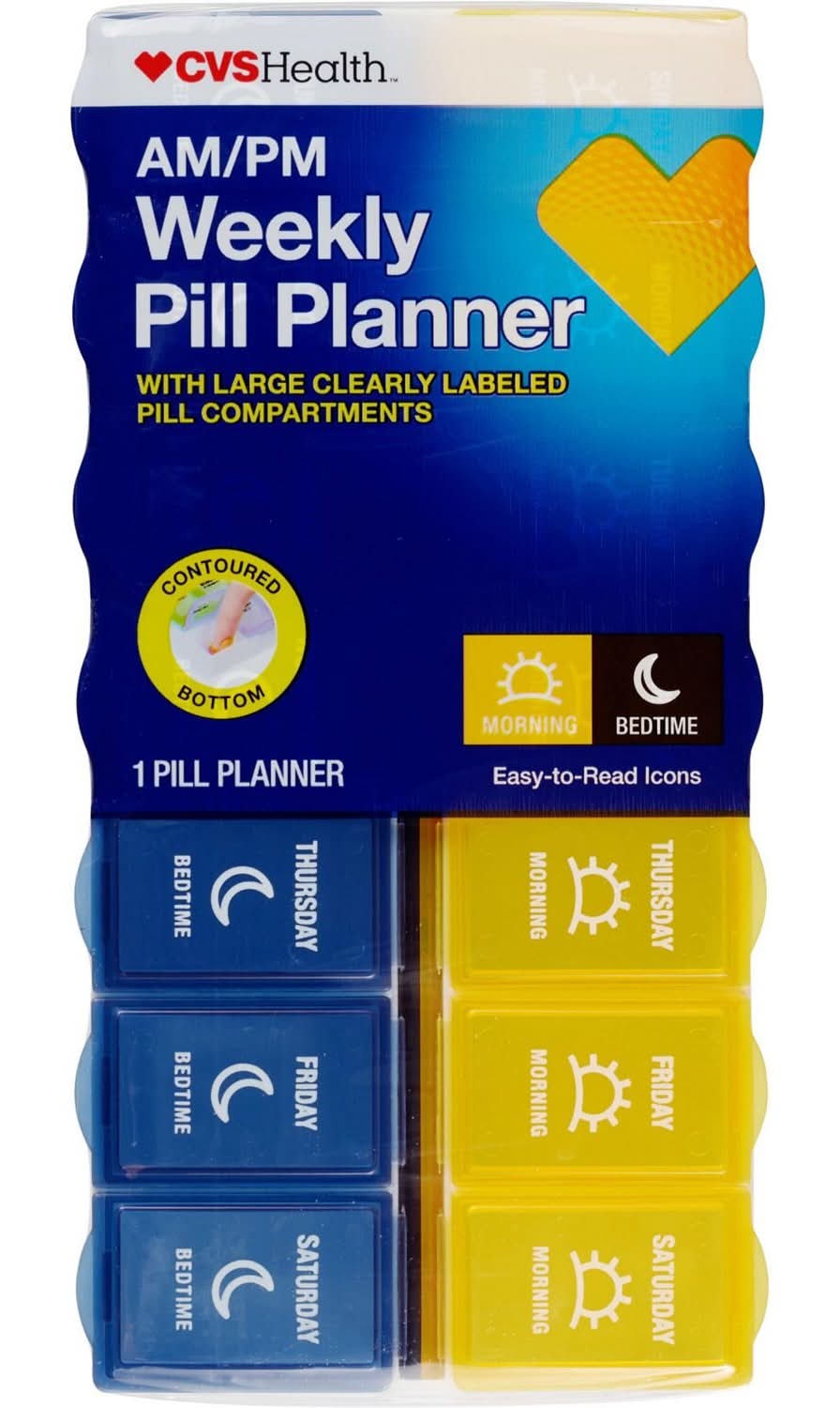Cvs Am/Pm Weekly Pill Planner