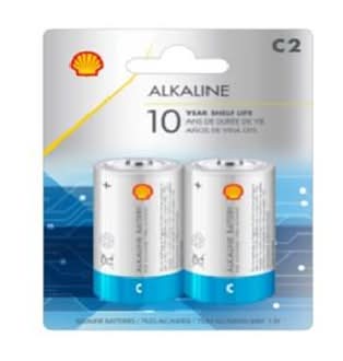 Shell Alkaline C Batteries (2 ct)