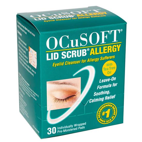 OCuSOFT Lid Scrub Allergy Eyelid Cleanser