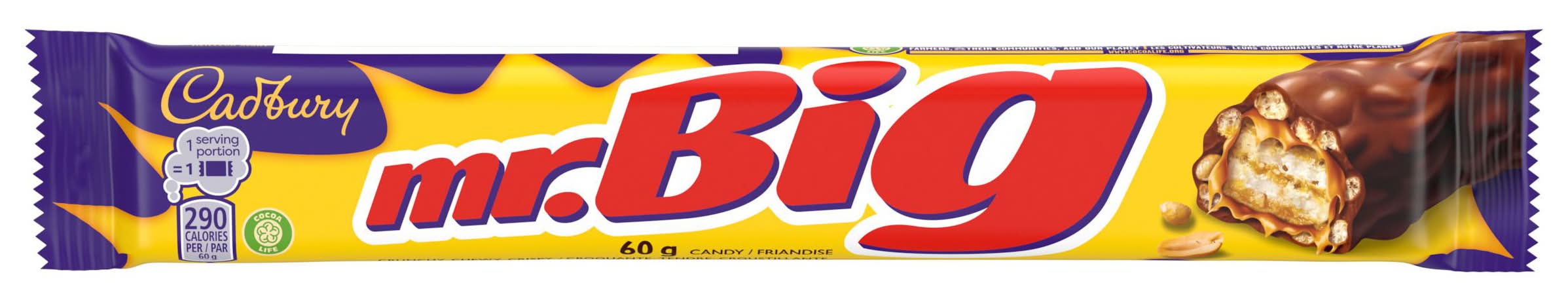 Cadbury Mr. Big Original Chocolate Candy Bar (60 g)