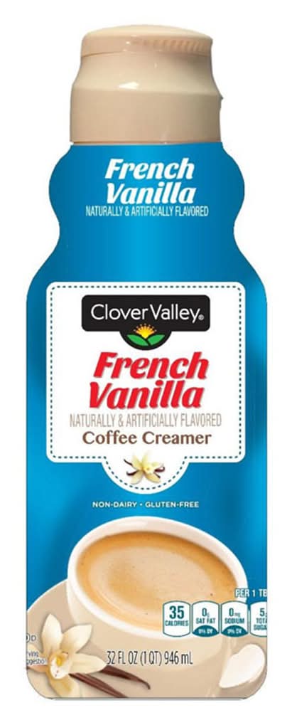Clover Valley Coffee Creamer, French Vanilla (32 fl oz)