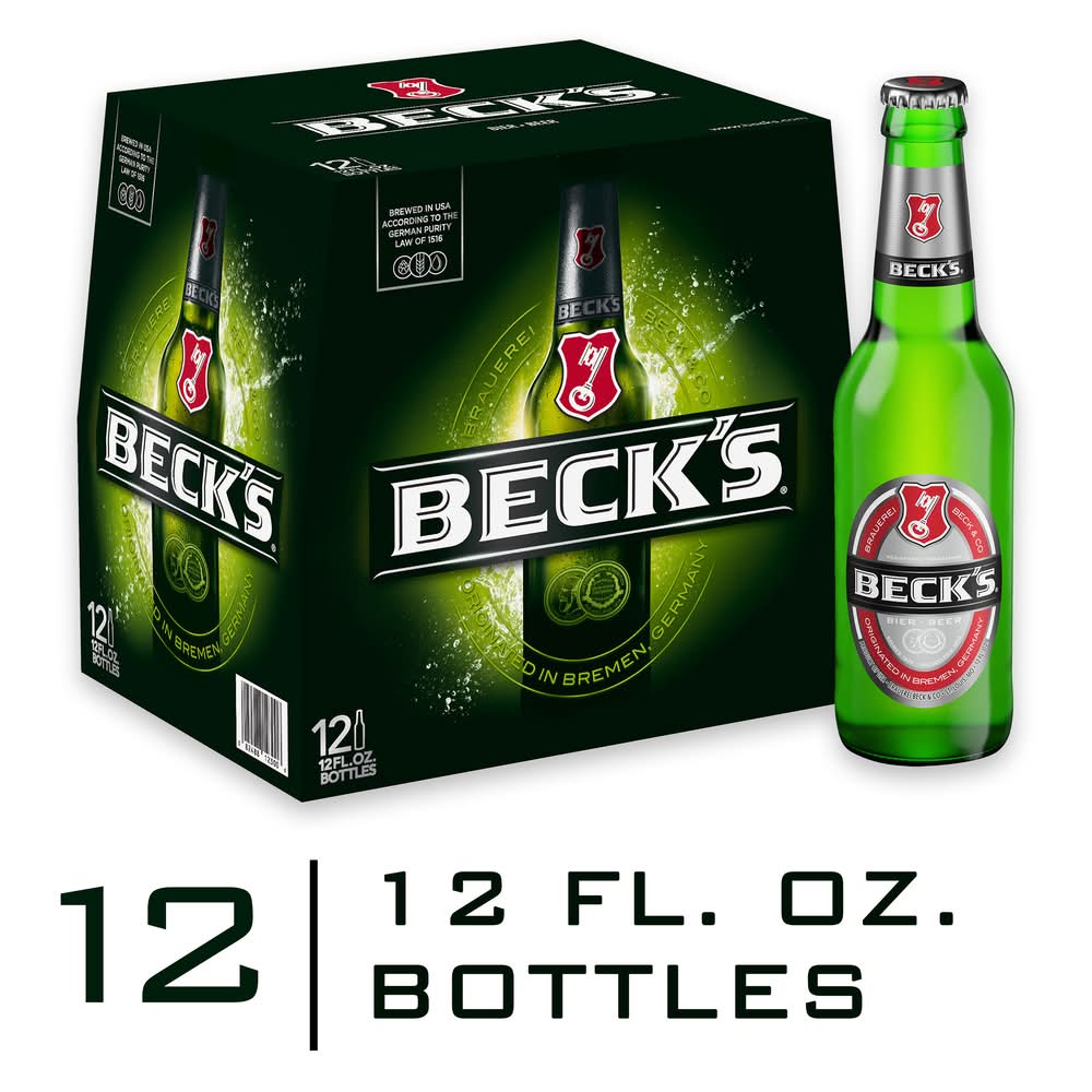 Beck's Pure Malt Beer (12 x 12 fl oz)