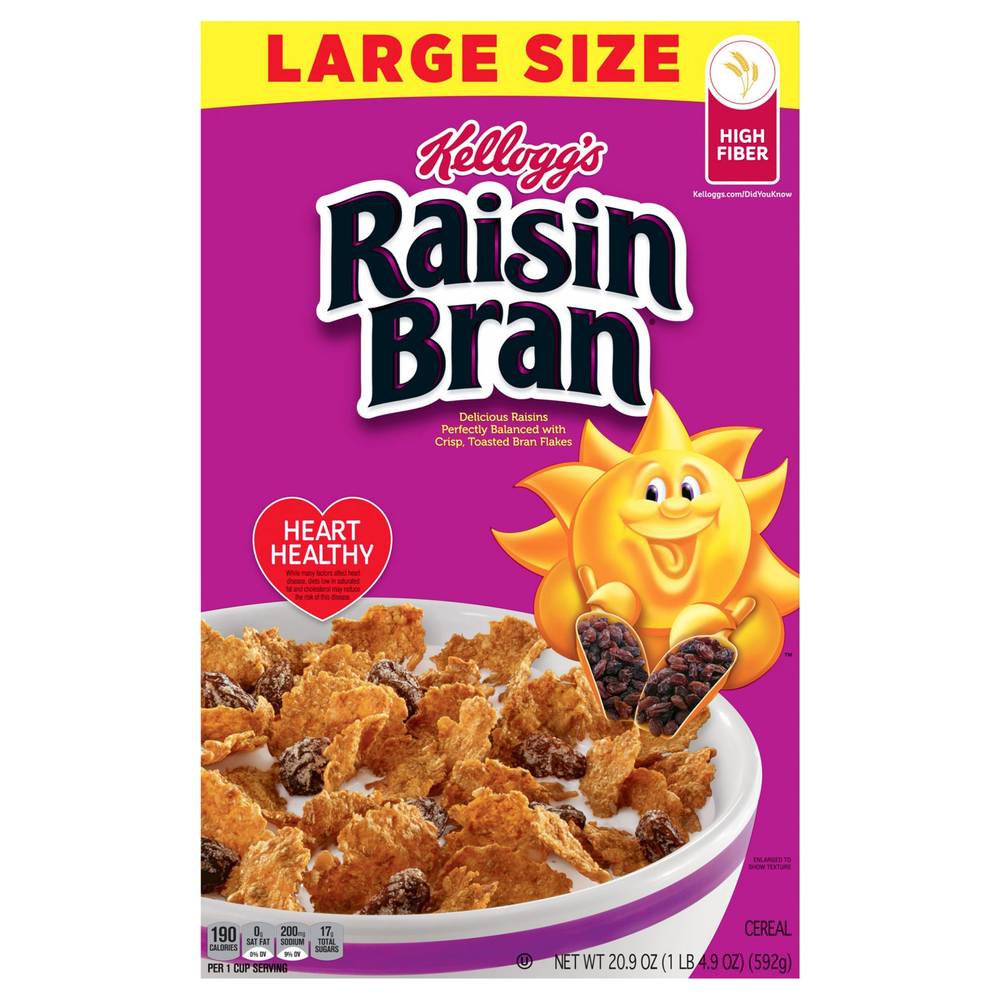 Raisin Bran Breakfast Cereal Original, Large (20.9 oz)