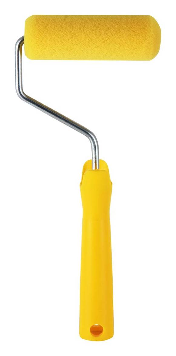 Foampro · Rodillo mini de esponja, 4", amarillo