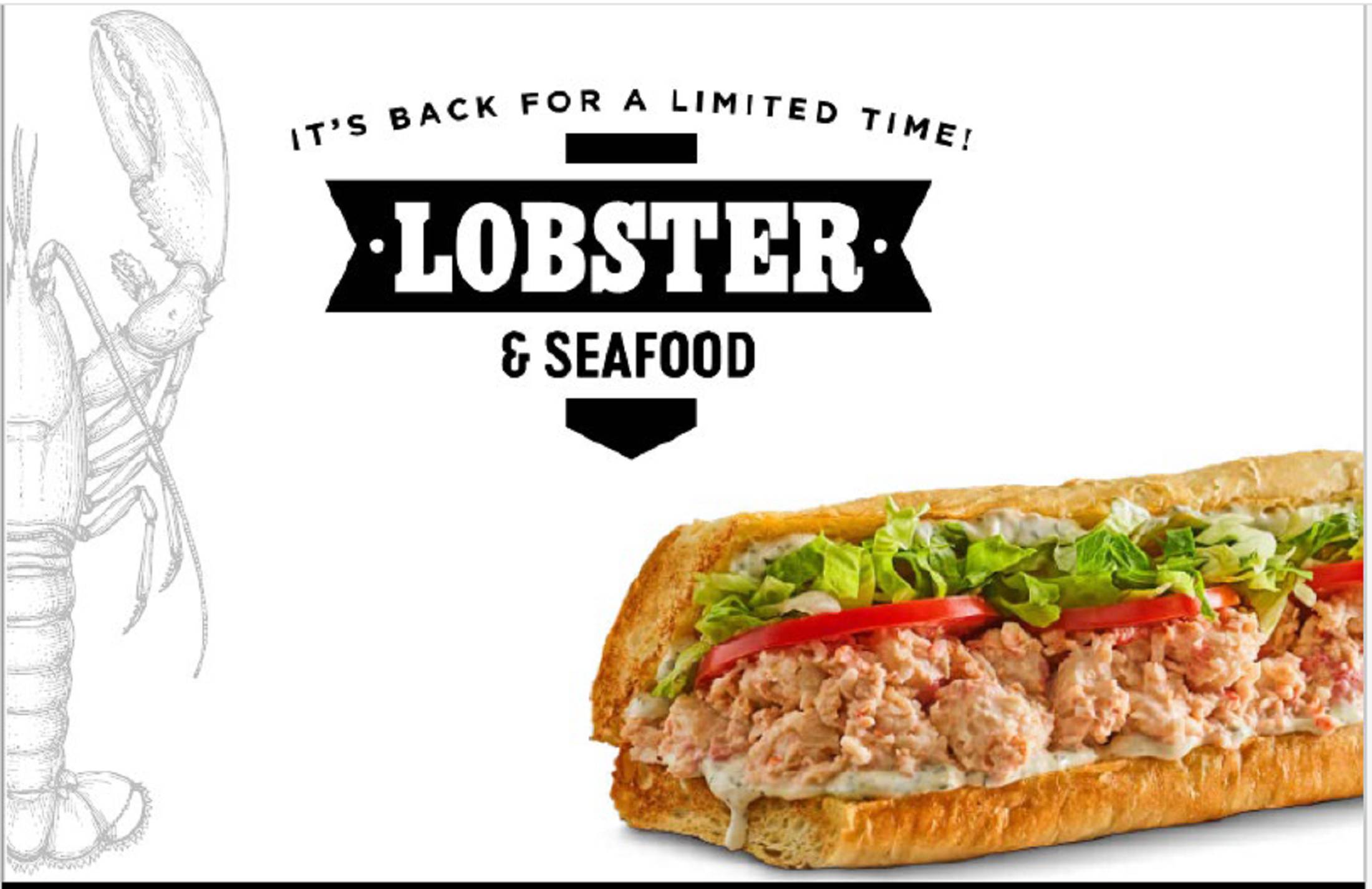 9" Lemon-Herb Lobster Club