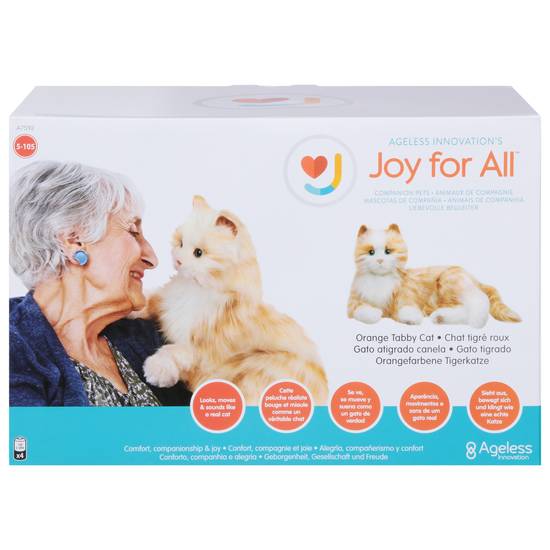 Joy For All Companion Pets Orange Tabby Cat