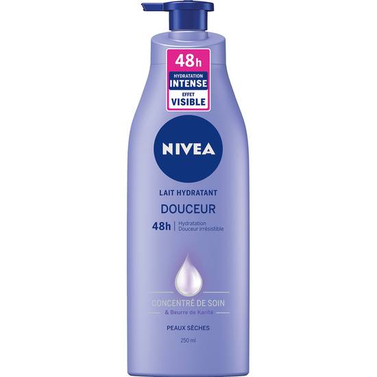 Nivea - Lait douceur hydratant pour peaux sèches (250 ml)
