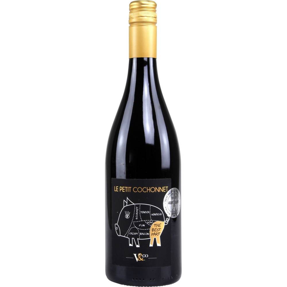 Le Petit Cochonnet - Vin rouge de table domestique (750 ml)