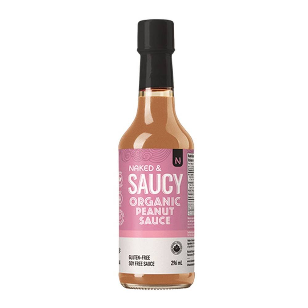 Naked & Saucy Organic Sauce, Peanut (296 ml)