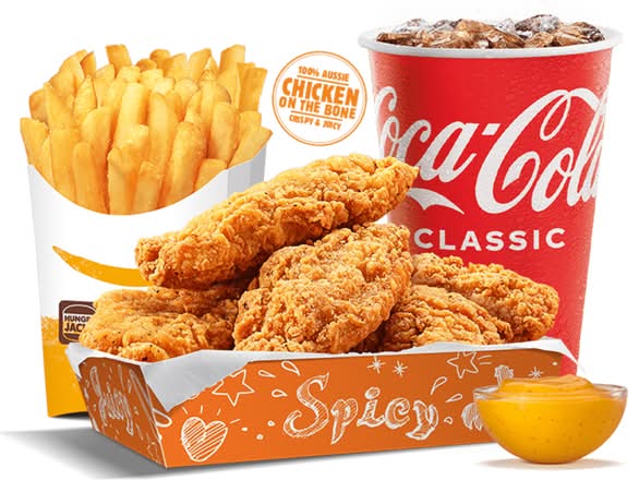 5x Jack’s Fried Chicken Ribs Value Meal Large