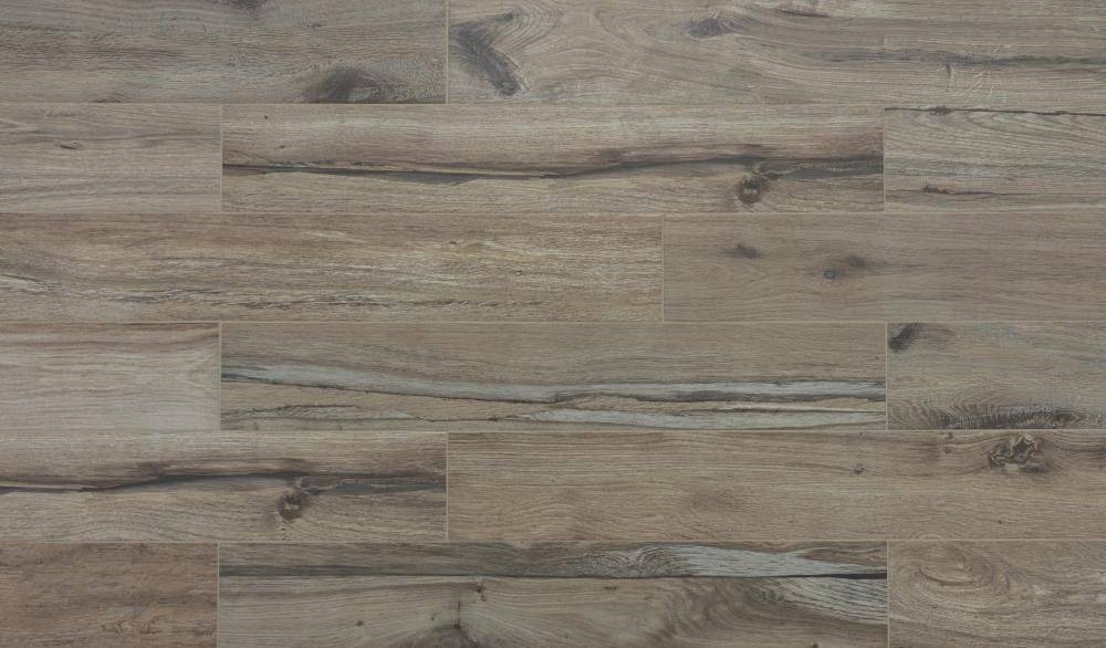 allen + roth Palo Santo 6-in x 36-in Glazed Porcelain Wood look Large format Floor and Wall Tile ( 1.43-sq ft Piece | 1101665