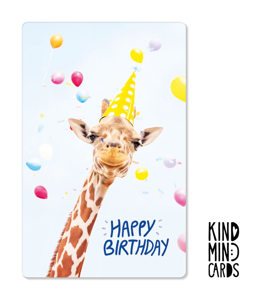 Postal - Happy Birthday (Giraffe)