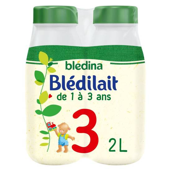 Lait de croissance enfants dès 12/36 mois Bledina 500ml