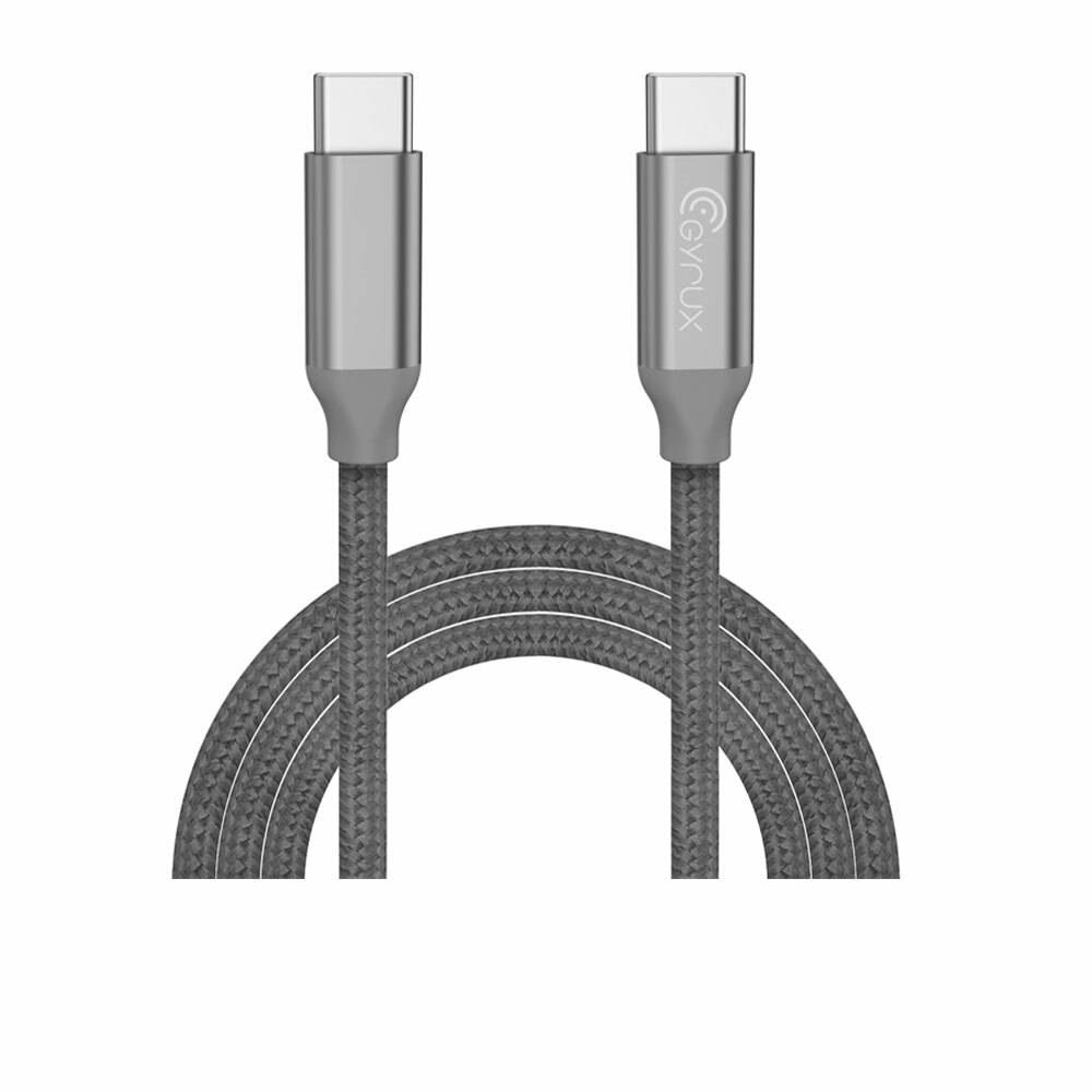 Cable Tipo C A Tipo C 1.5m Gris Gyrux