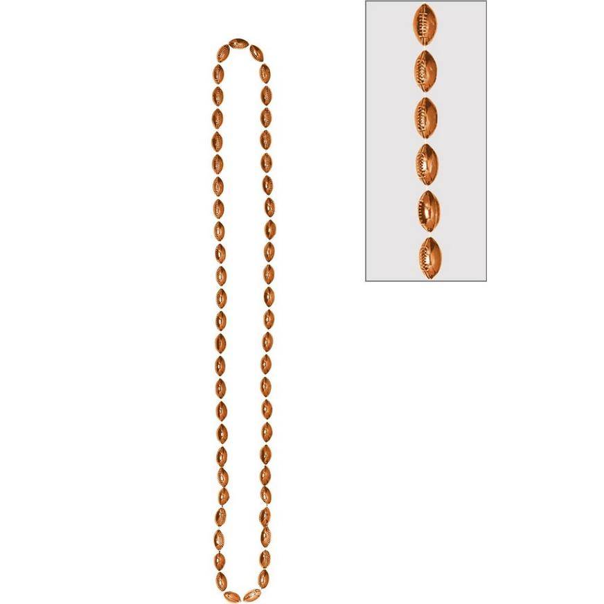 Party City Football Bead Necklace