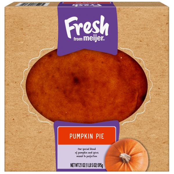 Fresh From Meijer 8'' Pumpkin Pie (21 oz)